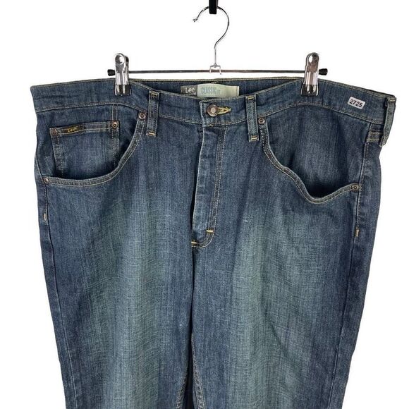 Lee Straight Jeans 36x30 Men’s Dark Wash Pre-Owned [#2725] - Picture 3 of 6